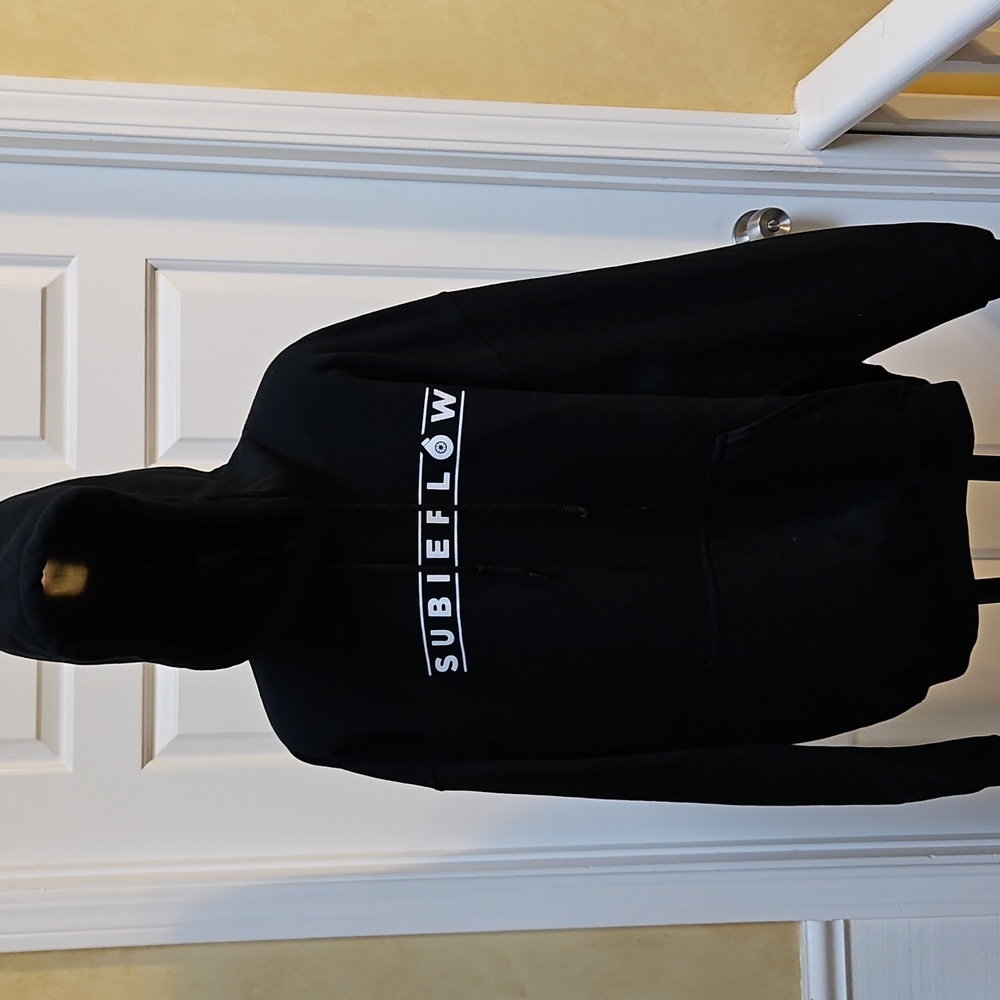 GILDAN SubieFlow Black Hoodie - L